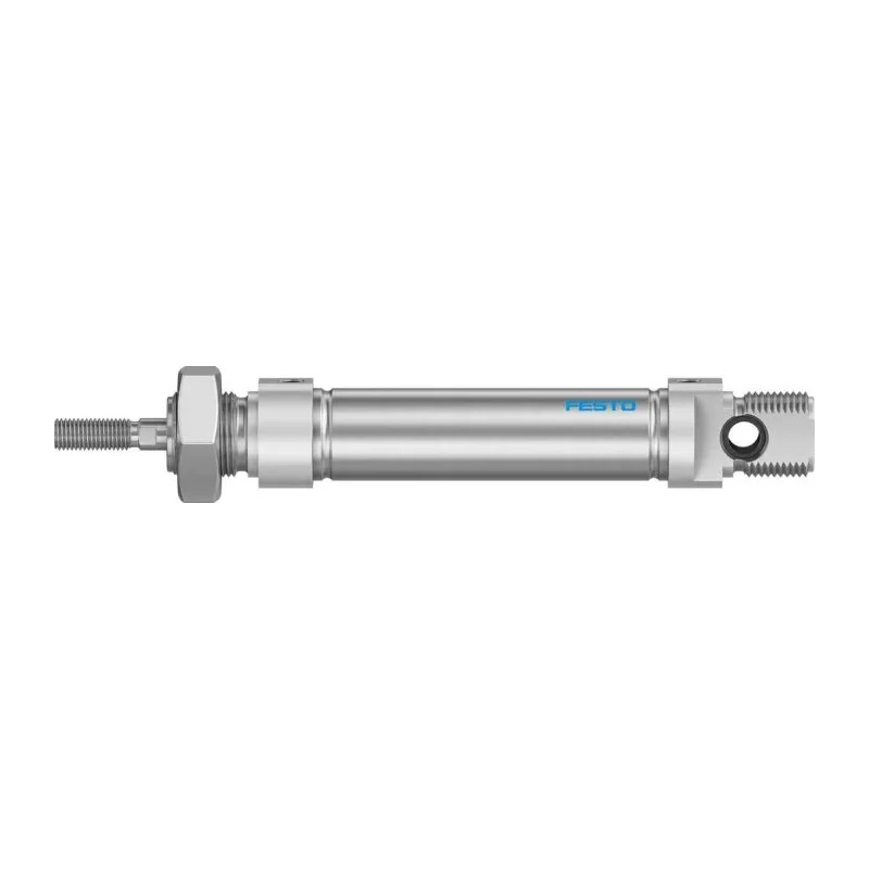Festo 30 mm Pneumatic Cylinder Double Acting Aluminium Body Through Hole Mount DSNU-16-30-PPS-A