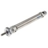 Festo Pneumatic Cylinder DSNU Series Double Acting Aluminium Through Hole Mount 16 mm Piston Diameter 70 mm DSNU-16-70-PPV-A