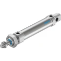 Festo Pneumatic Cylinder , Double Acting, 25mm Bore, 70mm Stroke, Aluminium Alloy Body, Through Hole DSNU-25-70-PPS-A