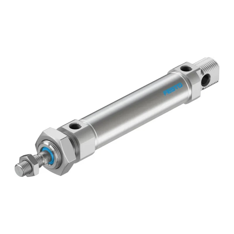 Festo Pneumatic Cylinder , Double Acting, 25mm Bore, 70mm Stroke, Aluminium Alloy Body, Through Hole DSNU-25-70-PPS-A