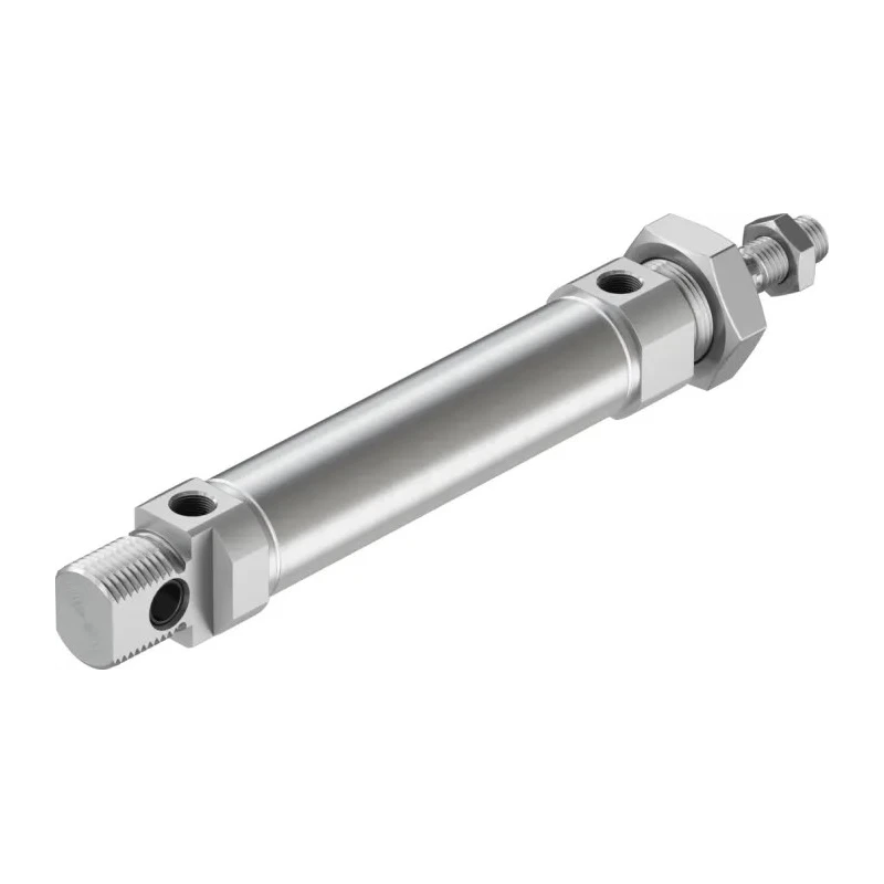 Festo Pneumatic Cylinder , Double Acting, 25mm Bore, 70mm Stroke, Aluminium Alloy Body, Through Hole DSNU-25-70-PPS-A