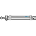 Festo Pneumatic Cylinder , Double Acting, 25mm Bore, 70mm Stroke, Aluminium Alloy Body, Through Hole DSNU-25-70-PPS-A