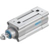 Festo Pneumatic Piston Rod Cylinder 63mm Bore 60mm Stroke Aluminium Body Double Acting DSBC-63-60-PPVA-N3
