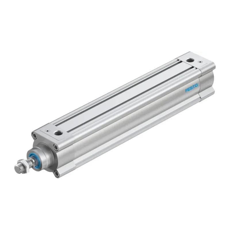 Festo Pneumatic Piston Rod Cylinder 63mm Bore 300mm Stroke Double Acting Aluminium Body DSBC-63-300-PPVA-N3