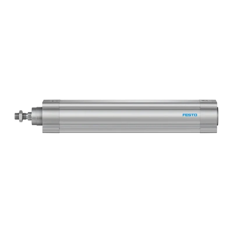 Festo Pneumatic Piston Rod Cylinder 63mm Bore 300mm Stroke Double Acting Aluminium Body DSBC-63-300-PPVA-N3