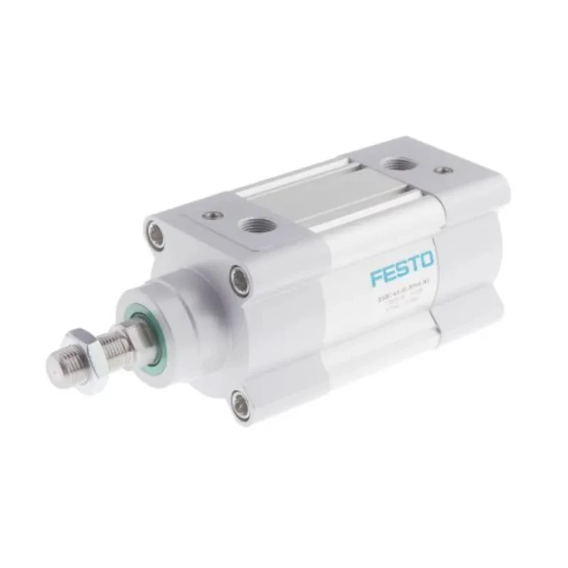 Festo Pneumatic Piston Rod Cylinder Double Acting 63mm Bore 30mm Stroke Aluminium Body DSBC-63-30-PPSA-N3