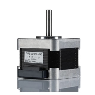 Sanyo Denki Stepper Motor 24V, 0.265Nm Torque, 1.8°, 42x42 mm Frame, 5 mm Shaft Diameter 103H5205-4240