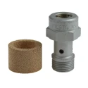 Festo Pneumatic Quick Exhaust Valve with Built-in Silencer, Brass, Male Threaded Connection G3/8, 10 Bar Maximum GRE-3/8