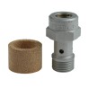 Festo Pneumatic Quick Exhaust Valve with Built-in Silencer, Brass, Male Threaded Connection G3/8, 10 Bar Maximum GRE-3/8