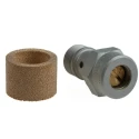 Festo Pneumatic Quick Exhaust Valve with Built-in Silencer, Brass, Male Threaded Connection G3/8, 10 Bar Maximum GRE-3/8