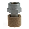 Festo Pneumatic Quick Exhaust Valve with Built-in Silencer, Brass, Male Threaded Connection G3/8, 10 Bar Maximum GRE-3/8