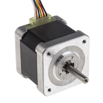 Sanyo Denki Stepper Motor 24V, 0.3Nm Torque, 1.8° Step Angle, 42x42 mm Frame, 5 mm Shaft 103H5208-0483