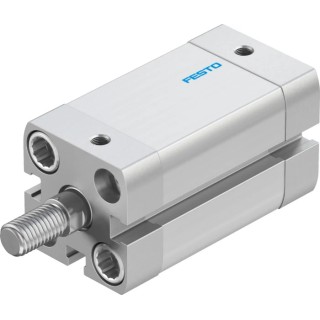 Festo Pneumatic Cylinder 20mm Bore 30mm Stroke Double Acting Aluminium Body Through Hole Mounting ADN-20-30-A-P-A