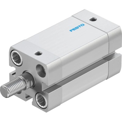 Festo Pneumatic Cylinder 20mm Bore 30mm Stroke Double Acting Aluminium Body Through Hole Mounting ADN-20-30-A-P-A