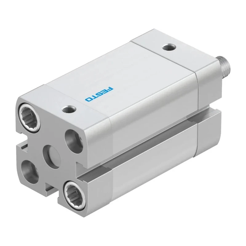 Festo Pneumatic Cylinder 20mm Bore 30mm Stroke Double Acting Aluminium Body Through Hole Mounting ADN-20-30-A-P-A
