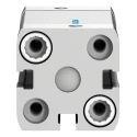 Festo Pneumatic Cylinder 20mm Bore 30mm Stroke Double Acting Aluminium Body Through Hole Mounting ADN-20-30-A-P-A