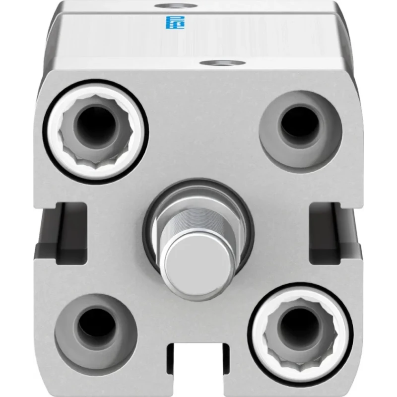 Festo Pneumatic Cylinder 20mm Bore 30mm Stroke Double Acting Aluminium Body Through Hole Mounting ADN-20-30-A-P-A
