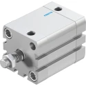Festo Pneumatic Cylinder Double Acting 40mm Bore 30mm Stroke Aluminium Body Through Hole Mount ADN-40-30-A-P-A