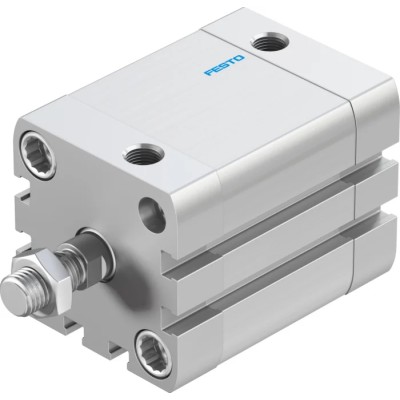 Festo Pneumatic Cylinder Double Acting 40mm Bore 30mm Stroke Aluminium Body Through Hole Mount ADN-40-30-A-P-A