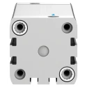 Festo Pneumatic Cylinder Double Acting Aluminium Body 40mm Bore 80mm Stroke Through Hole Mount 10 bar Max ADN-40-80-A-P-A