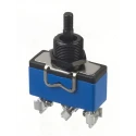APEM Panel Mount Toggle Switch On-Off-On SPDT Screw Terminal 10A 400V AC Brass Actuator 637H/GX2330