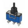APEM Panel Mount Toggle Switch On-Off-On SPDT Screw Terminal 10A 400V AC Brass Actuator 637H/GX2330