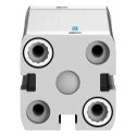 Festo Pneumatic Cylinder 20mm Bore 60mm Stroke Double Acting Aluminium Body Through Hole Mount ADN-20-60-A-P-A