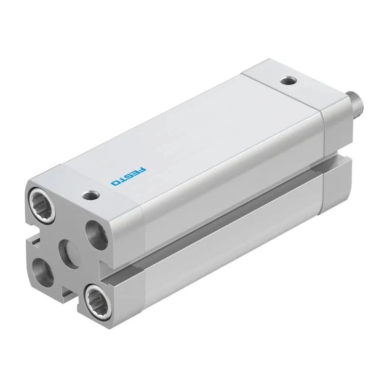 Festo Pneumatic Cylinder 20mm Bore 60mm Stroke Double Acting Aluminium Body Through Hole Mount ADN-20-60-A-P-A