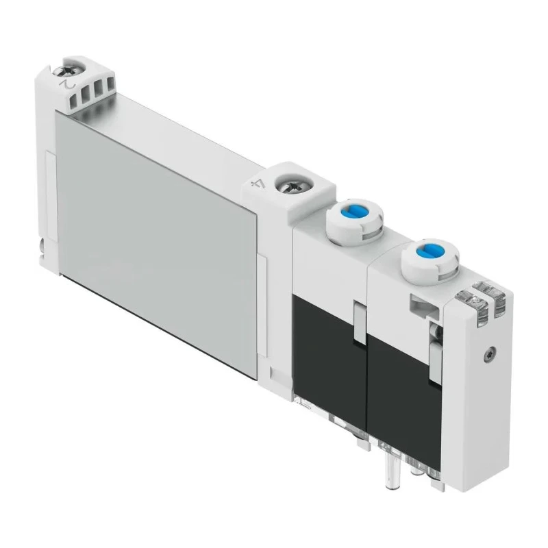 Festo 3/2 NC Electric Pneumatic Solenoid Valve Push-in 3 mm Port VUVG-B10-T32C-AZT-F-1T1L 24V DC