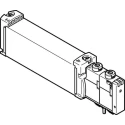 Festo Solenoid Valve 5/3 Mid Position Closed Electric Manifold Mount Aluminium Alloy 24V DC VUVG-B18-P53C-ZT-F-1T1L