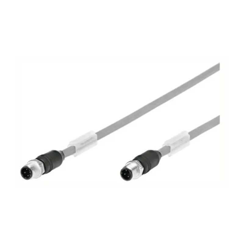 Festo NEBC Series Connecting Cable M12 x 1, Ethernet Compatible, 3m Length NEBC-D12G4-ES-3-S-D12G4-ET