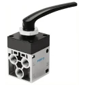 Festo Pneumatic Manual Control Valve Non-Return Check Valve G 1/4 Thread, 1 Bar, -10°C to 60°C H-5-1/4-B