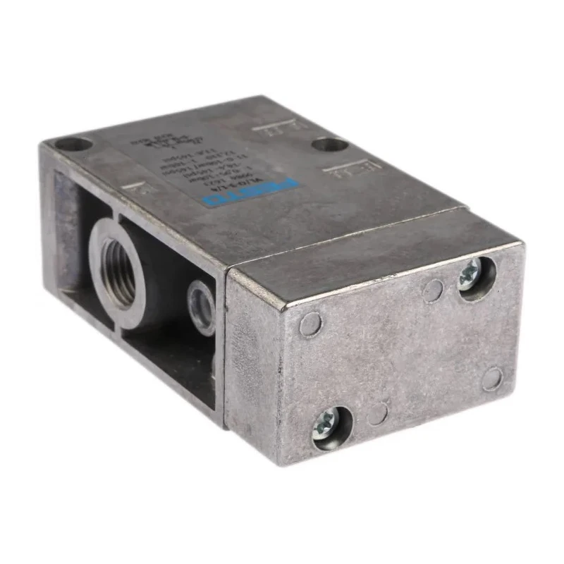 Festo Pneumatic Solenoid Valve 3/2 NC, Threaded Port G 1/4, Aluminium Body, 10 bar Pressure VL/O-3-1/4