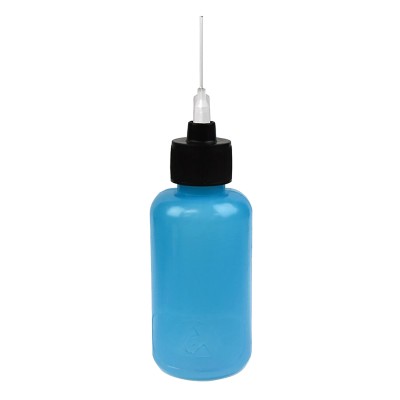 Menda 57ml Dissipative ESD Bottle with Conductive Cap Non-Conductive White LDPE 35563
