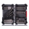 Bosch Hex, Pozidriv, Torx, Phillips Screwdriver Bit Set, 1/4 in Hex Drive, 60mm Length, 35 Pieces 2608521U80
