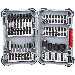 Bosch Hex, Phillips, Torx, Pozidriv Impact Screwdriver Bit Set 36 Pieces 1/4 Inch Drive 60mm Overall Length 2.608.522.517