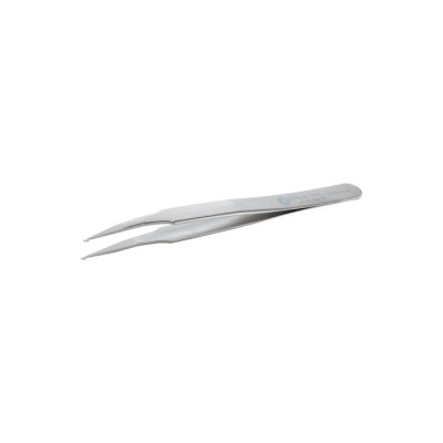 ideal-tek 120mm Stainless Steel Bent Tweezer SM104.SA.1