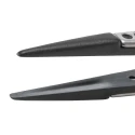 ideal-tek 130mm Stainless Steel and Polyetheretherketone Strong Thick Straight Bevel ESD Safe Tweezer 249CPR.SA.1
