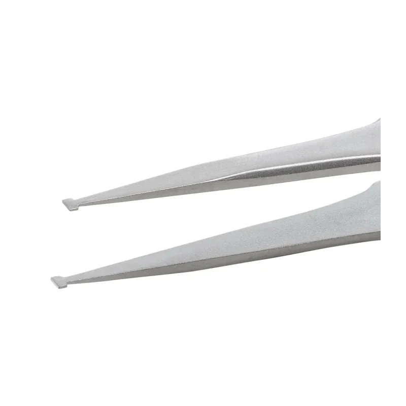 ideal-tek 120mm Stainless Steel Flat Tweezer SM105.SA.1