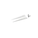 ideal-tek 45mm Zirconia Toughened Aluminium Fine Straight Bevel ESD Safe Tweezer Tips A71MZ