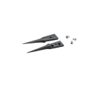 ideal-tek 40mm Polyetheretherketone Sharp Straight Very Fine ESD Safe Tweezer Tips A5CP