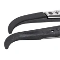 ideal-tek 130mm Polyetheretherketone Stainless Steel Round Curved Very Fine ESD Safe Tweezer 2ABCPR.SA.1