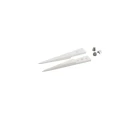 ideal-tek 45mm Zirconia Toughened Aluminium Pointed Fine Straight Strong Tweezer Tips A72MZ