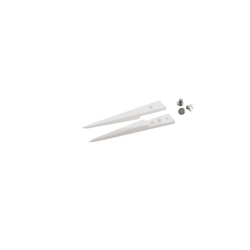 ideal-tek 45mm Zirconia Toughened Aluminium Pointed Fine Straight Strong Tweezer Tips A72MZ