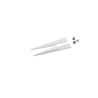 ideal-tek 45mm Zirconia Toughened Aluminium Pointed Fine Straight Strong Tweezer Tips A72MZ