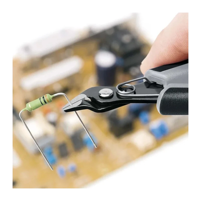 Knipex Super Knips® Without Bevel ESD Safe Side Cutter 140mm Electronic Precision Cutting 78 61 140 ESD