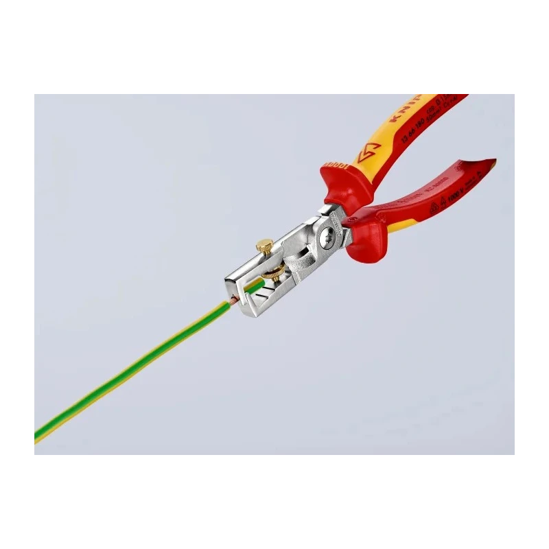 Knipex Copper Insulated Cable Cutter 0.1 to 10 mm², 180mm Overall Length 13 66 180