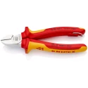 Knipex 160mm VDE/1000V Approved Bevel Cable Cutter with Vanadium Electric Steel Jaws 70 06 160 T