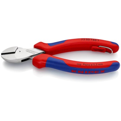 Knipex X-Cut® High Leverage Side Cutter With Bevel Cut Type 160mm Maximum Cutting Capacity 4.8mm 73 05 160 T