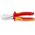 Knipex VDE 1000V Approved Bevel Side Cutter Diagonal Cutter 200mm 4.2mm Cutting Capacity 74 06 200 T